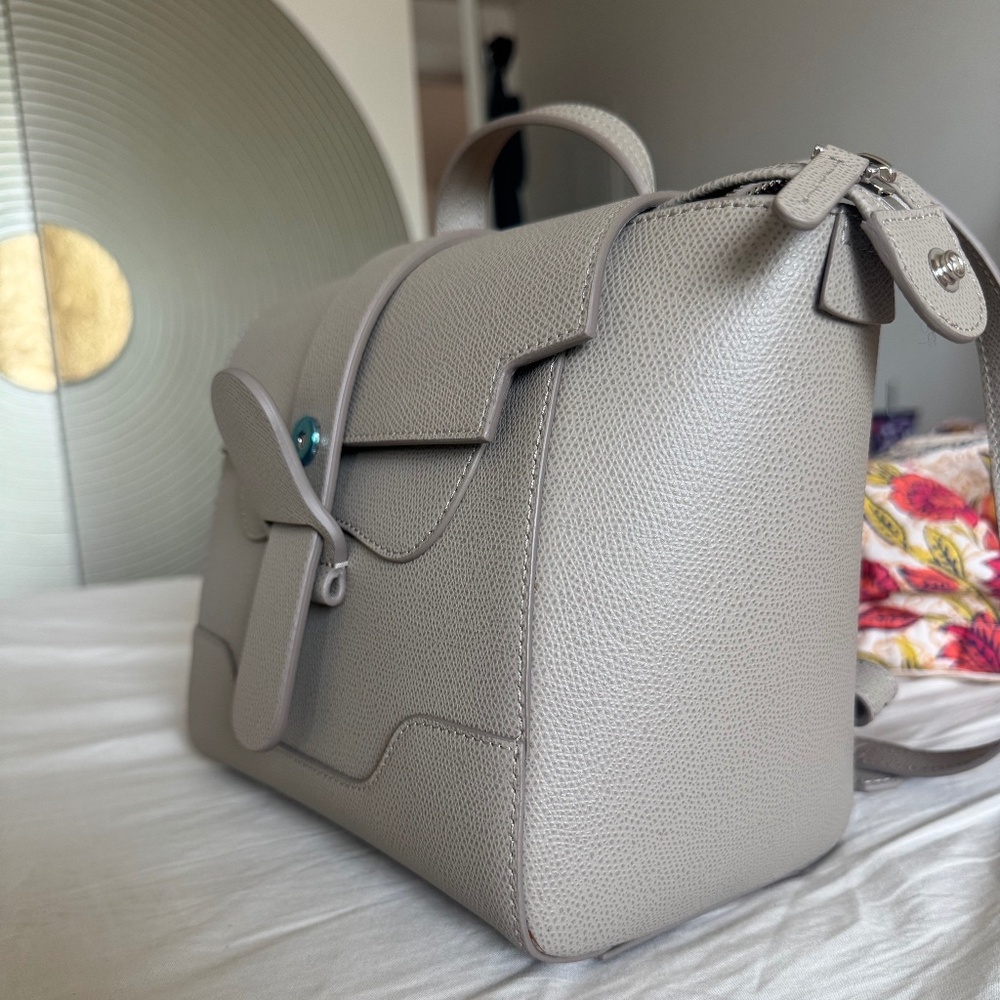 NWOT Senreve MINI MAESTRA | Pebbled Sand / Silver - Picture 8 of 11